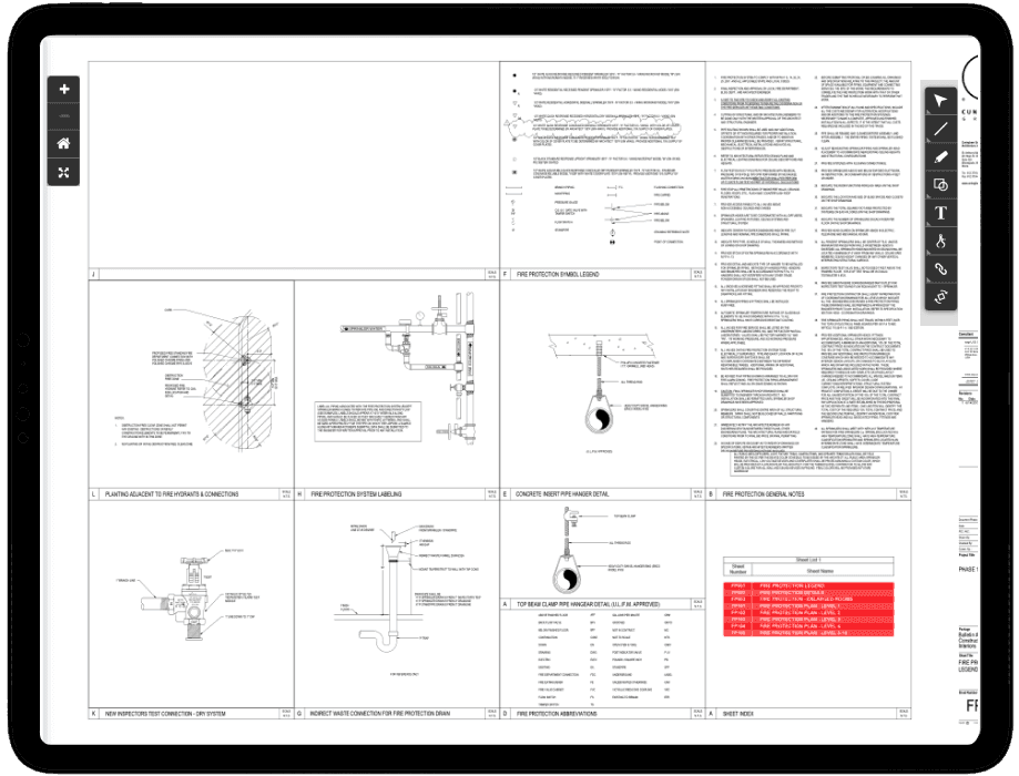 Life Safety Documents interface preview