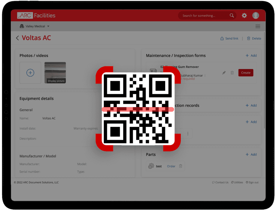  QR Code Scanning interface preview