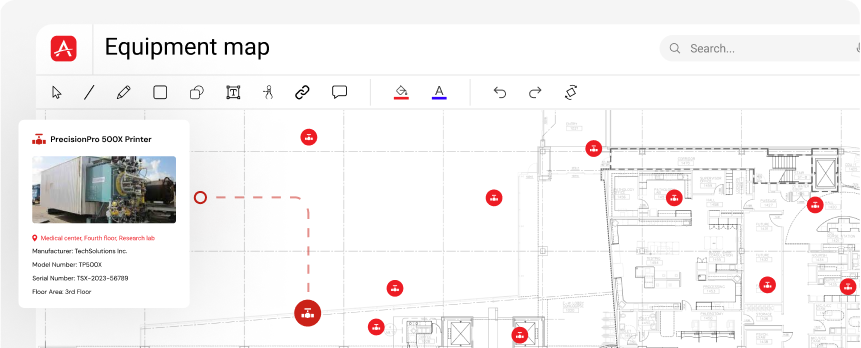 Multiple pin sets on floorplan